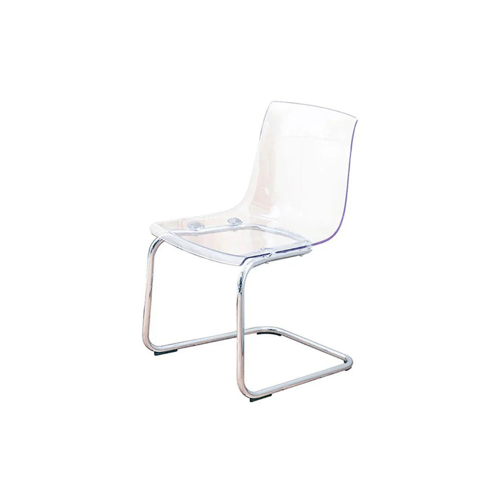 Homelements Creative/Acrylic Dining Chair/Designer Transparent Makeup Chair/Internet Celebrity Dressing Stool/Minimalist Crystal Home Dining Table Chair