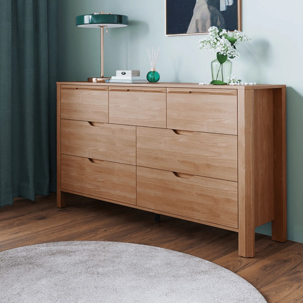 Linsay Ventus Chest of 7 Drawers, Natural