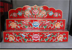 Painted Solid Wood Buddhist Shrine, Buddhist Cabinet Offering Table Chinese Modern Zongmi Offering Table, Shrine Shrine