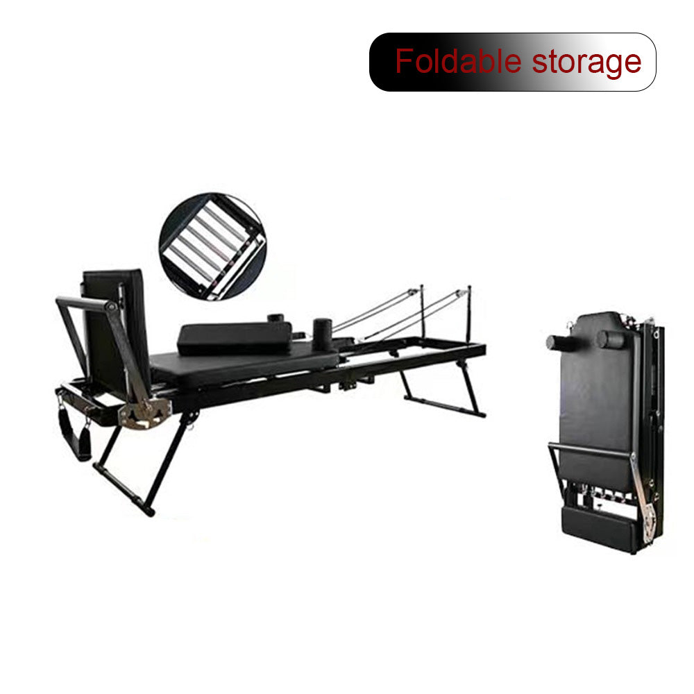 Sports Studio Pilates Core Training Bed Extended Equipment Commercial Home Professional Yoga Training Equipment Sliding Iron Training Bed Extended Version Foldable Yoga Bed Metal Folding Pilates Reformer Equipment Machine Used Pilates Reformers