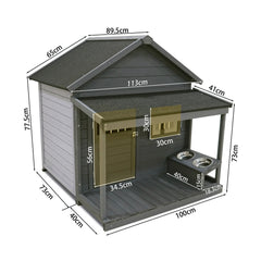 Homelements Modern Design Animal Shelter Custom Pet House Indestructible Cage Outdoor Crate Dog House
