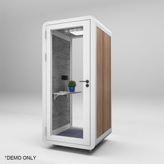 Homelements Compact Multifunctional Soundproof Booth with Ventilation & Lighting