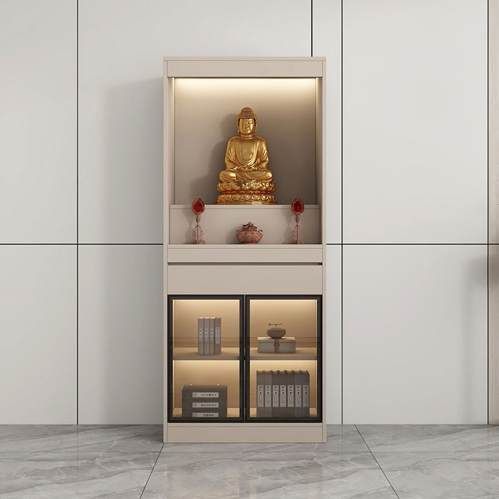 Modern Chinese Altar Cabinet | Luxury Buddha Shrine for Home