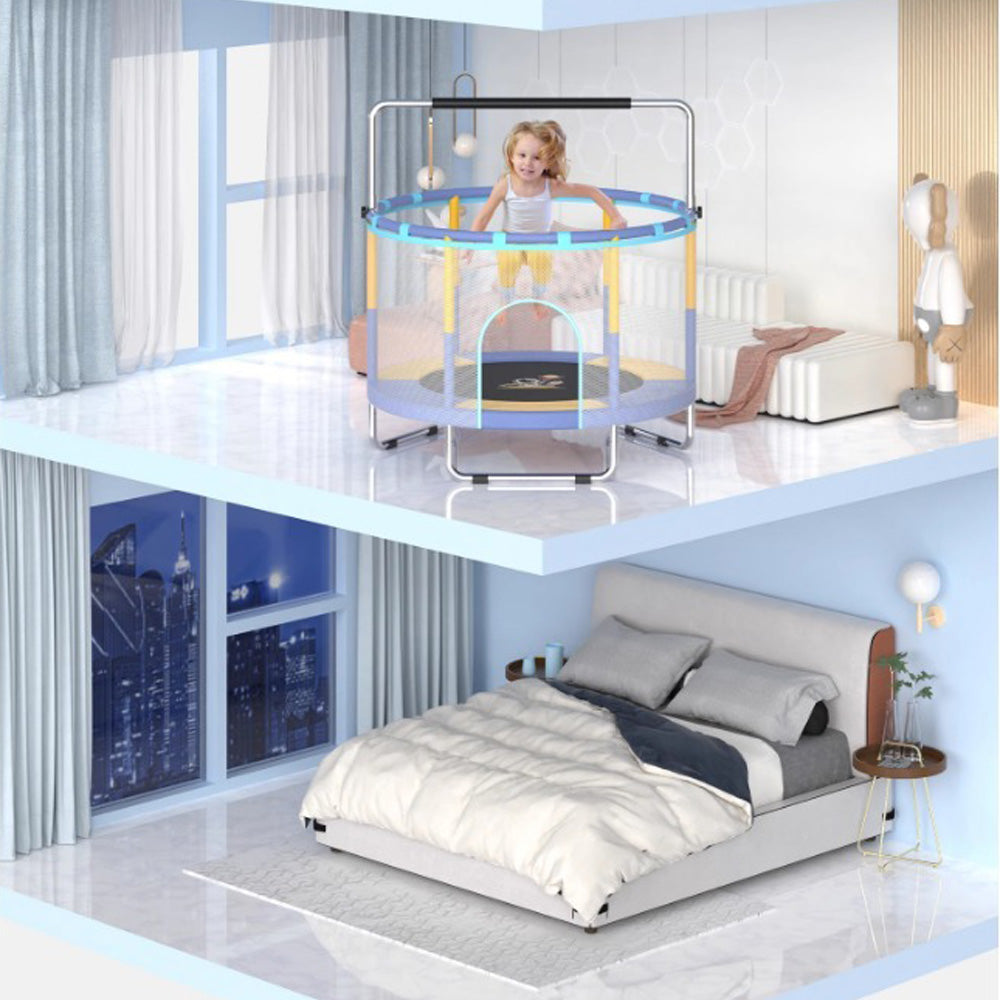 Homelements Trampoline/home Children's Indoor Baby Rubbing Bed/kids and Adults with Protective Net Family Toy Jumping Bed