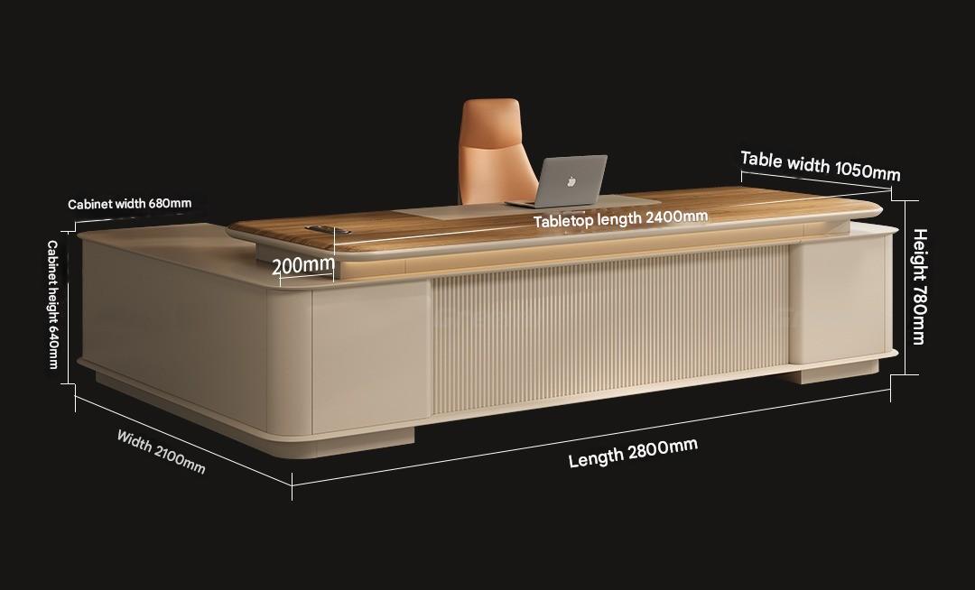 Homelements Luxury Executive Desk Sets - Premium Office Desks for CEOs