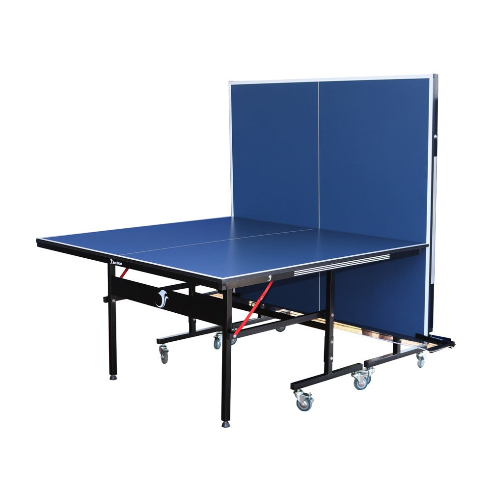 Sports Studio movable and foldable table tennis table, standard table tennis table for home indoor use