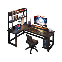 Homelements 120CM L-shaped Corner Gaming Table