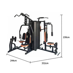 Sports studio five-person comprehensive trainer multi-function fitness equipment multi-station home gym fitness equipment