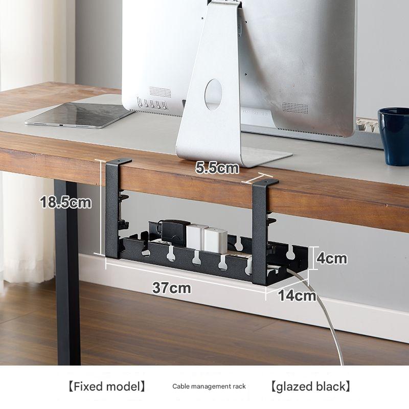 No Punching Under The Table, Cable Manager, Desktop Wiring Artifact, Power Cord Rack Slot, Line Finishing Box, Wire Socket Storage