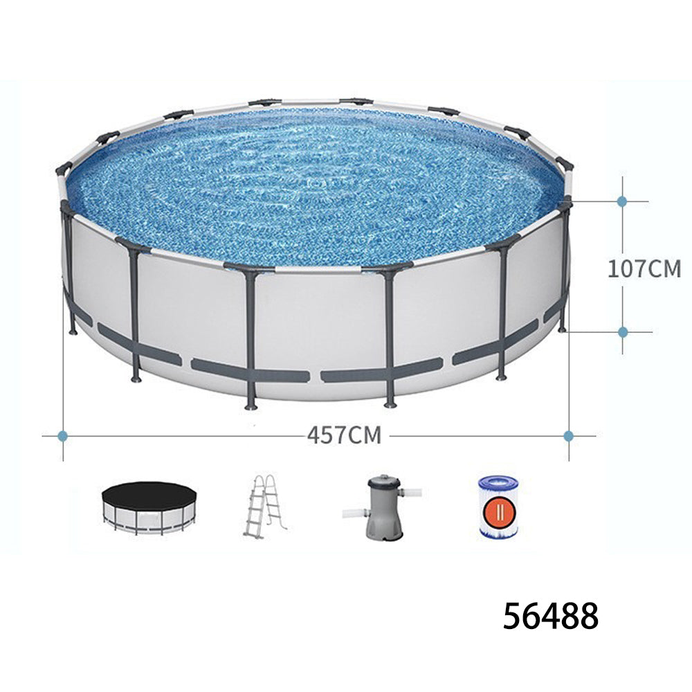 Sports studio  Thickened clip mesh round outdoor large stand family swimming pool