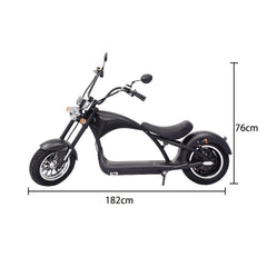 Sports Studio Harley Electric Two Wheel Scooter 2000W 60V 20A Lithium CO3