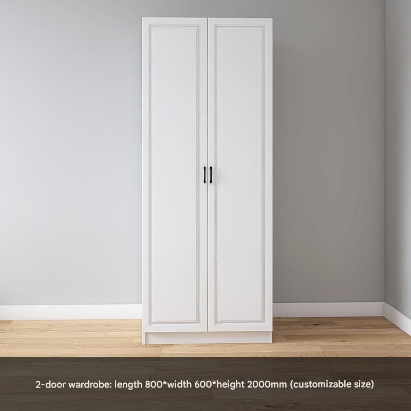Corner Wardrobe Household Bedroom Small Apartment Solid Wood 90 Degree Master Bedroom Corner 7-character L-shaped Corner Wardrobe Combination Storage