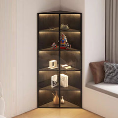Simple Light Luxury Corner Cabinet Corner Triangle Right Angle Corner Corner Rack Living Room Bedroom Storage Floor Against The Wall