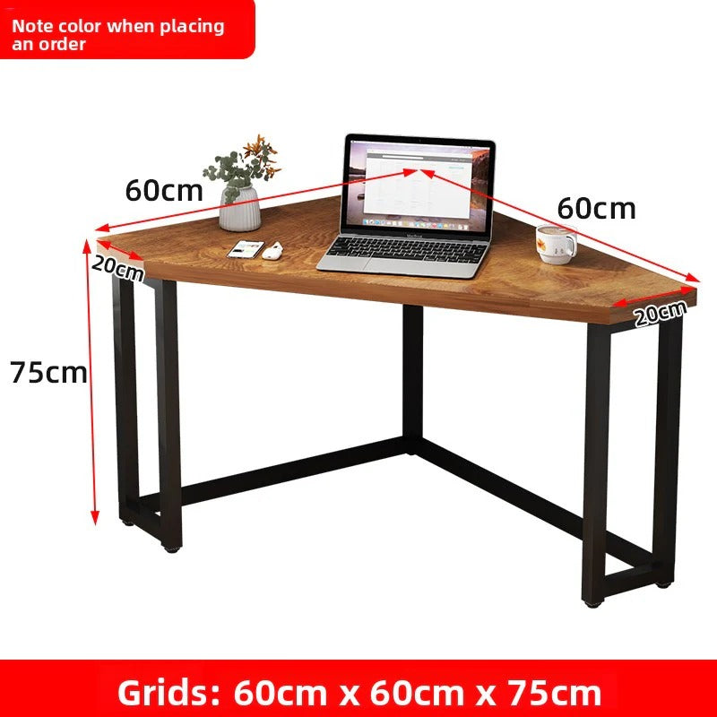 Computer desk corner desk desk triangle table corner desk simple household small apartment corner table design