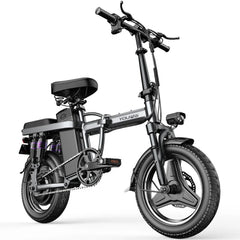 Sports Studio City Aluminum Alloy Electric Folding Bicycle Bike 48V 400W Electric Bicycle 14 Inch Scooter Portable City Electric Bike 25 Km/H F12