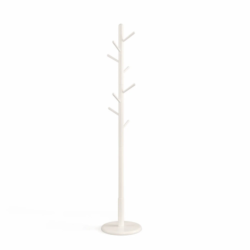 Linsay Juniper Solid Wood Clothes Rack, White