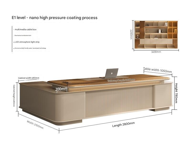 Homelements Luxury Executive Desk Sets - Premium Office Desks for CEOs