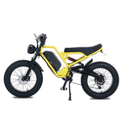 Sport Studio Off-road Snow Power Assisted Bicycle 20 Inch Electric Bicycle Fat Tire E-Bike Electrica Mountain Road Full Suspension Electric Bicycle -Jaguar -48V -750W/1500W -48V- 13AH/18AH-lithium Battery