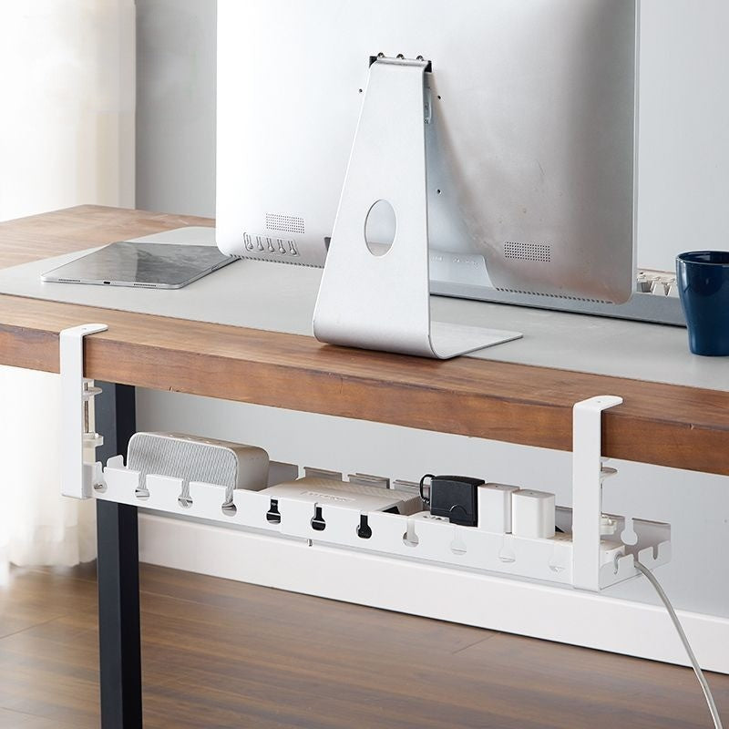 No Punching Under The Table, Cable Manager, Desktop Wiring Artifact, Power Cord Rack Slot, Line Finishing Box, Wire Socket Storage