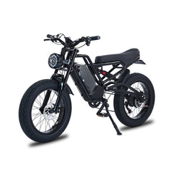 Sport Studio Off-road Snow Power Assisted Bicycle 20 Inch Electric Bicycle Fat Tire E-Bike Electrica Mountain Road Full Suspension Electric Bicycle -Jaguar -48V -750W/1500W -48V- 13AH/18AH-lithium Battery