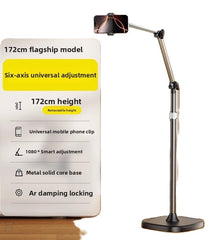 [Smart Shaft] Mobile Phone Special Bracket Lazy Mobile Phone Holder Floor-to-ceiling Shooting Professional Support Frame Aluminum Alloy Multi-functional Video Drama Chasing Yoga Fitness Mirror Shooting