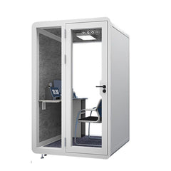 Homelements BJK-141223 Soundproof Booth Negotiation Room Mobile Silent Room Dedicated Soundproof Live Broadcast Cabin Simple Style Office Lounge Soundproof Office Pod Soundproof Phone Acoustic Booths