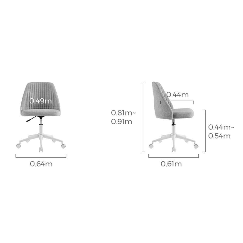 Linsay Haze Office Chair, Grey