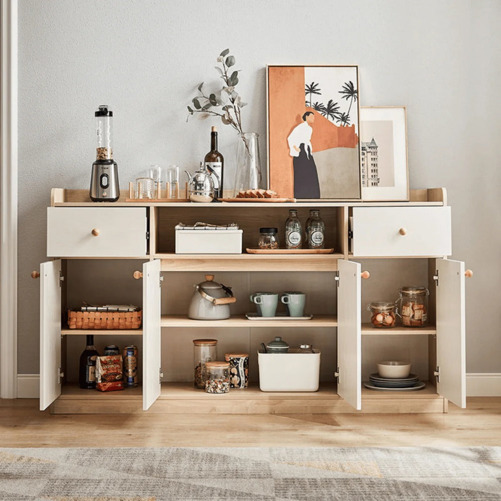 Linsay Juniper Sideboard, 1.6M, Natural & White