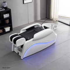 Homelements Intelligent Electric Shampoo Massage Bed -white