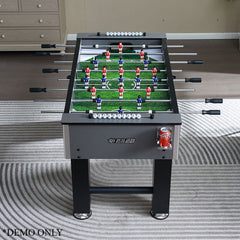 Sports Studio 1.4m Soccer Table 55 Inch Table Football Soccer Game Table - Smoky Grey