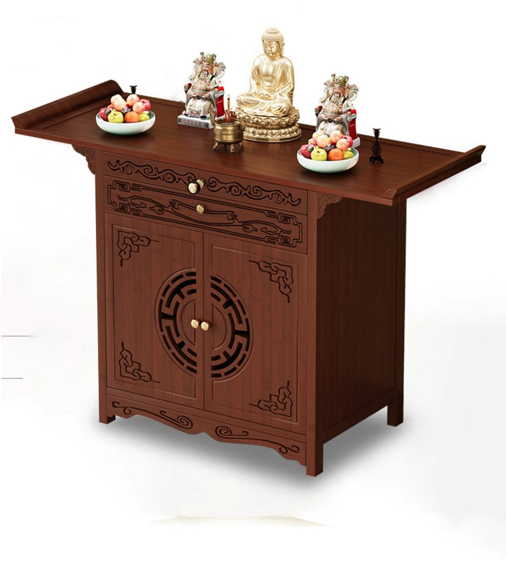 New Chinese Buddhist Shrine Vertical Cabinet Household Offering Table Simple Offering Table Shrine Shrine Cabinet