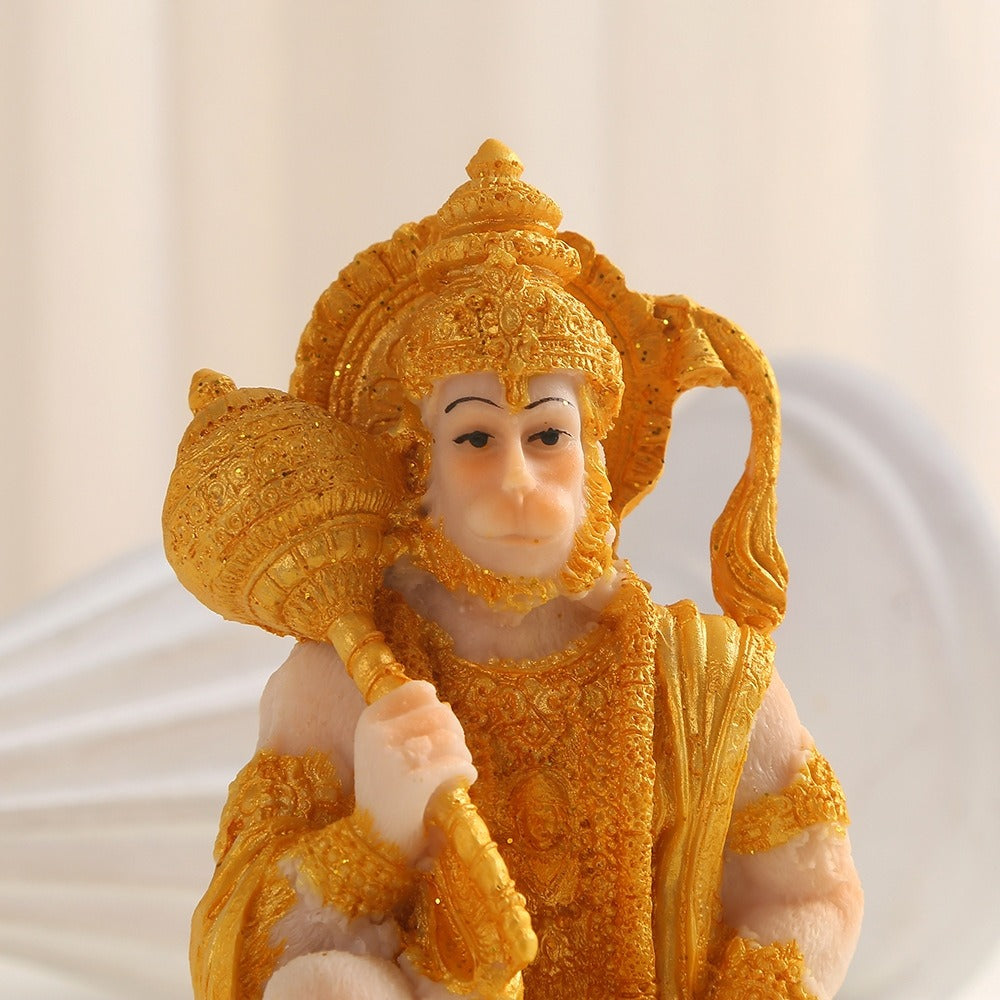Creative Resin Hindu Statue of Hanuman Ornament Modern Decorative Crafts
