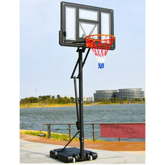 Sports studio 2.45m to 3.05m home basketball stand indoor and outdoor adjustable movable basketball stand standard frame S003-21