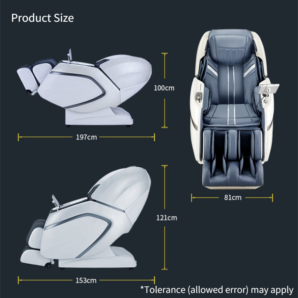 Joypal EC8506H Massage Chair Product Size