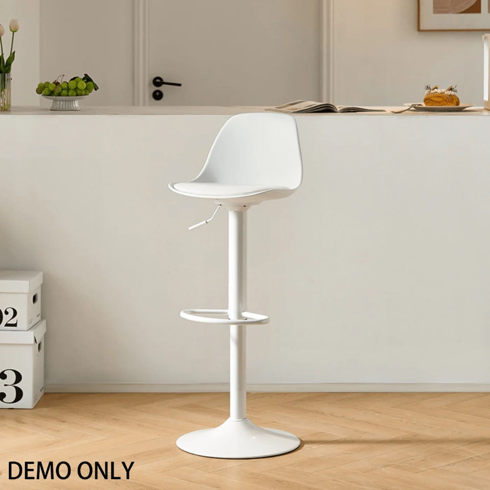 Linsay Perch Bar Stool with Backrest