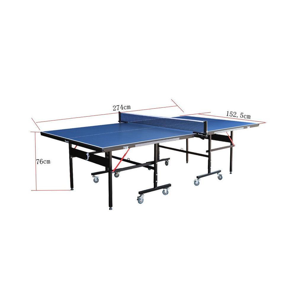 Sports Studio movable and foldable table tennis table, standard table tennis table for home indoor use