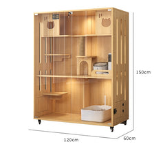 Homelements Large Space Stable Luxury Cat Furniture Cat Villa Multifunctional