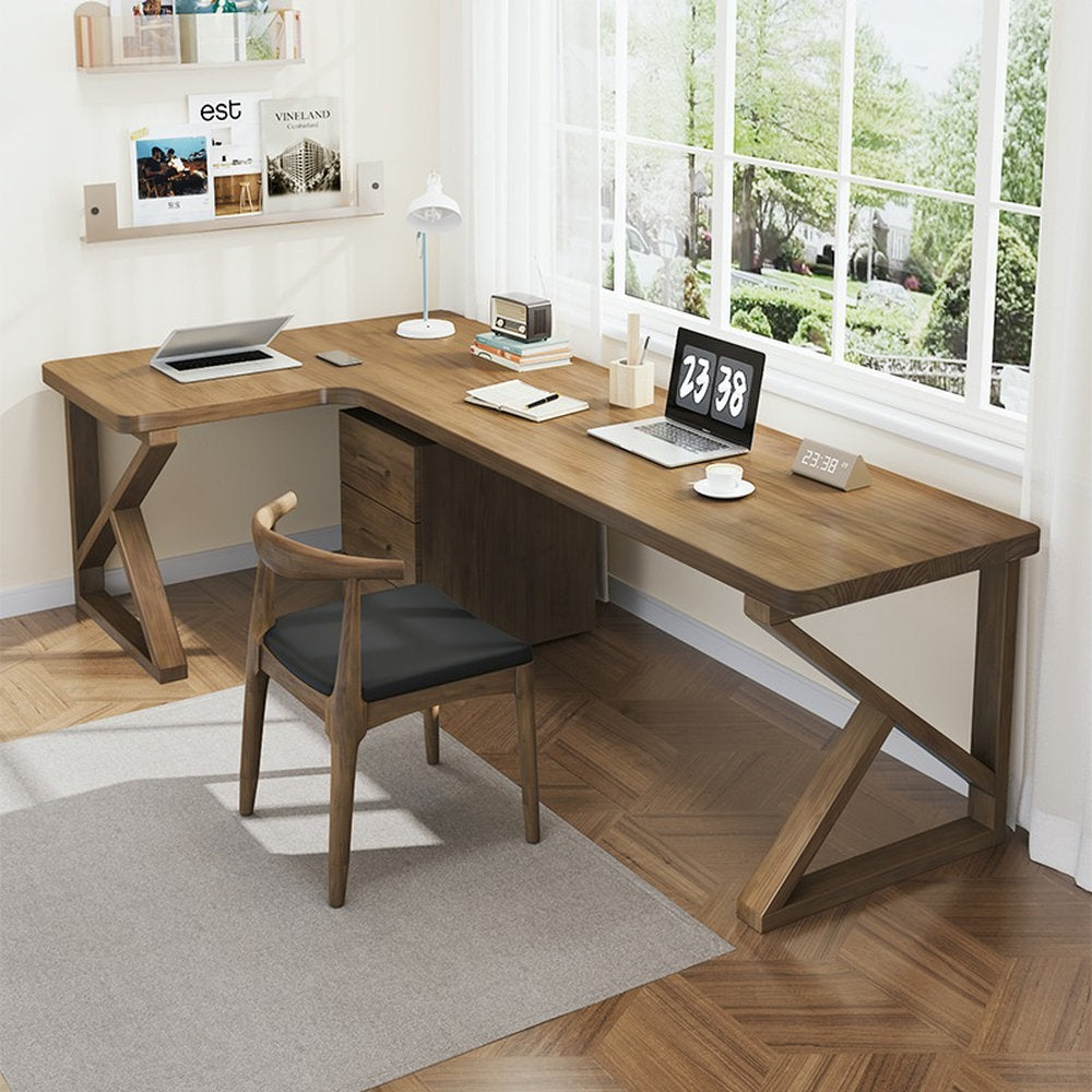 All Solid Wood Computer Desktop Table Corner Desk Writing Desk Bedroom Workbench Study Table