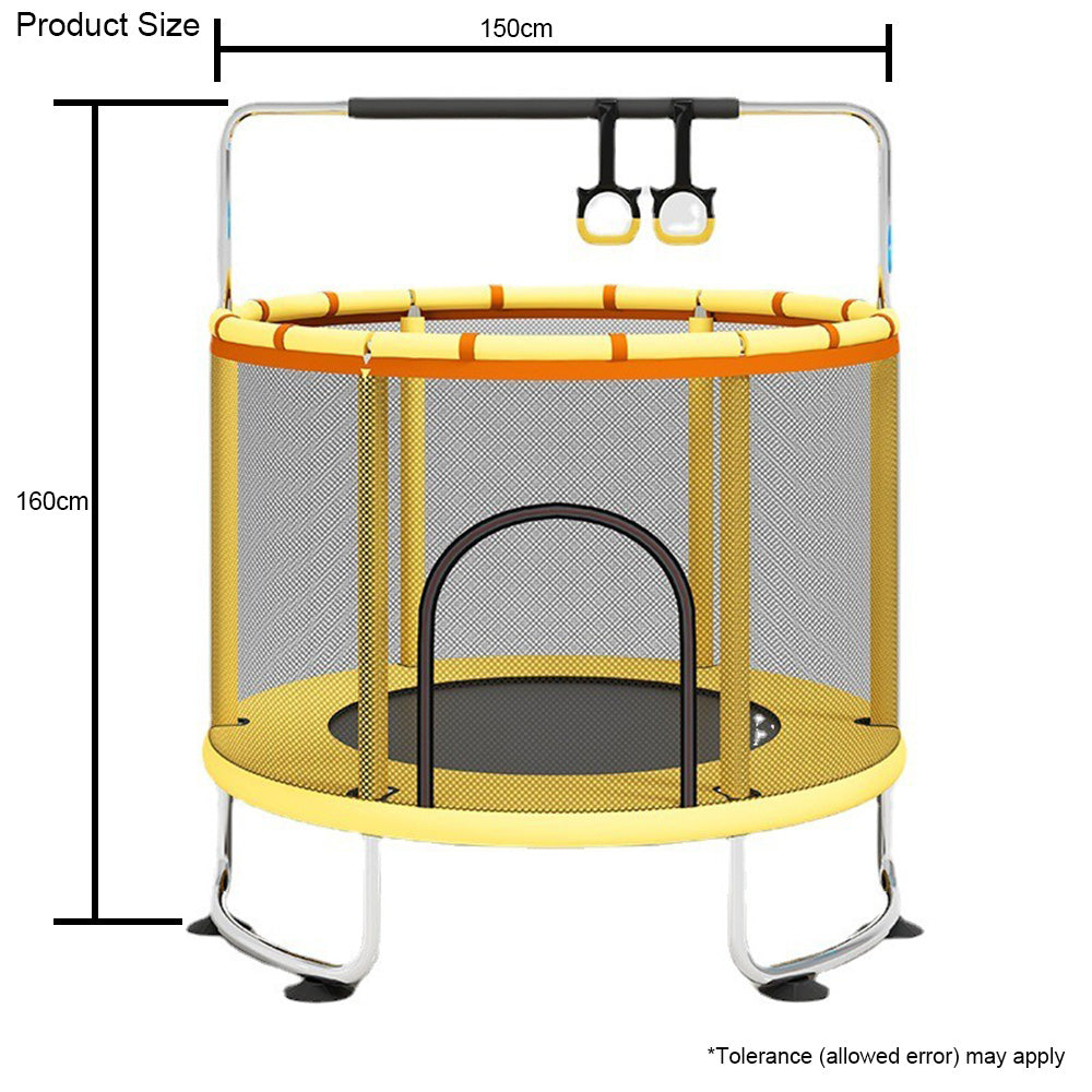 Homelements Trampoline/children's Indoor Home Trampoline/jumping Bed/kids and Baby Rubbing Bed Family Small Guard Net Toy