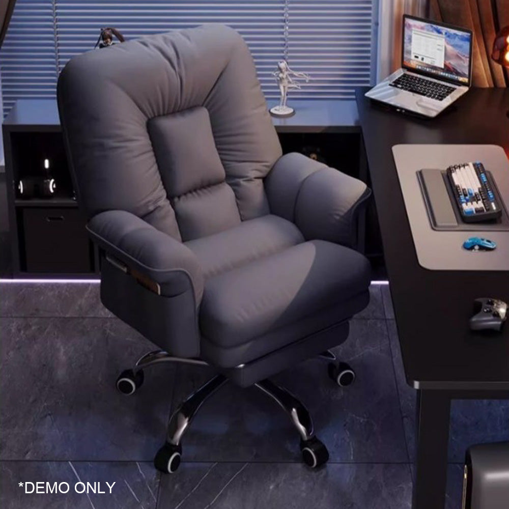 homelements ergonomic office chair grey demo 2