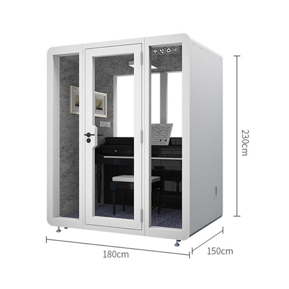 Homelements Soundproof Office Pod Dimensional Image