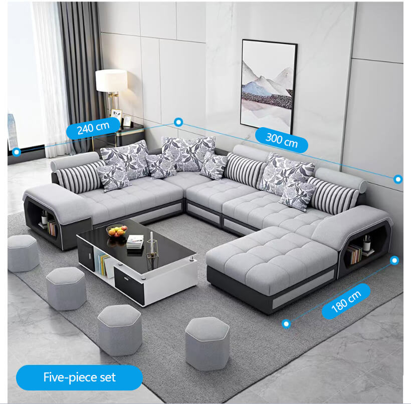 Homelements Modular Sofa 5-piece Set 