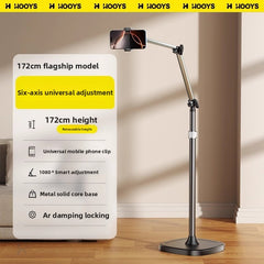 [Smart Shaft] Mobile Phone Special Bracket Lazy Mobile Phone Holder Floor-to-ceiling Shooting Professional Support Frame Aluminum Alloy Multi-functional Video Drama Chasing Yoga Fitness Mirror Shooting