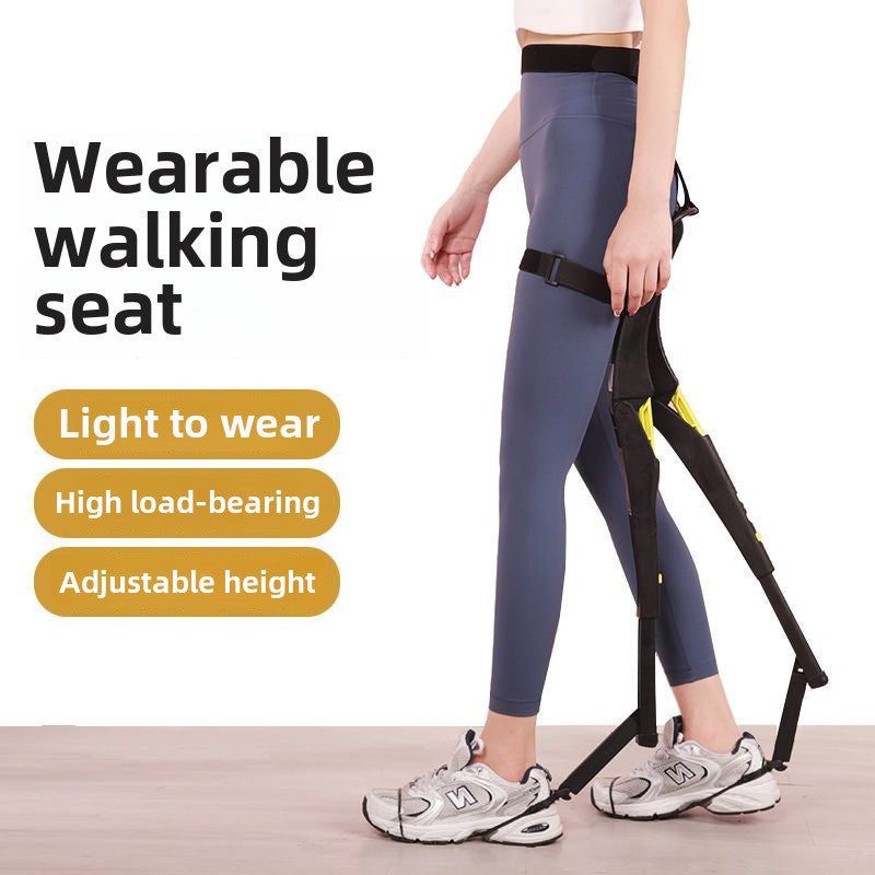 Exoskeleton Wear Seat Wear Sports Chair Fishing Folding Stool Outdoor Portable Travel Multifunctional Seat Stool