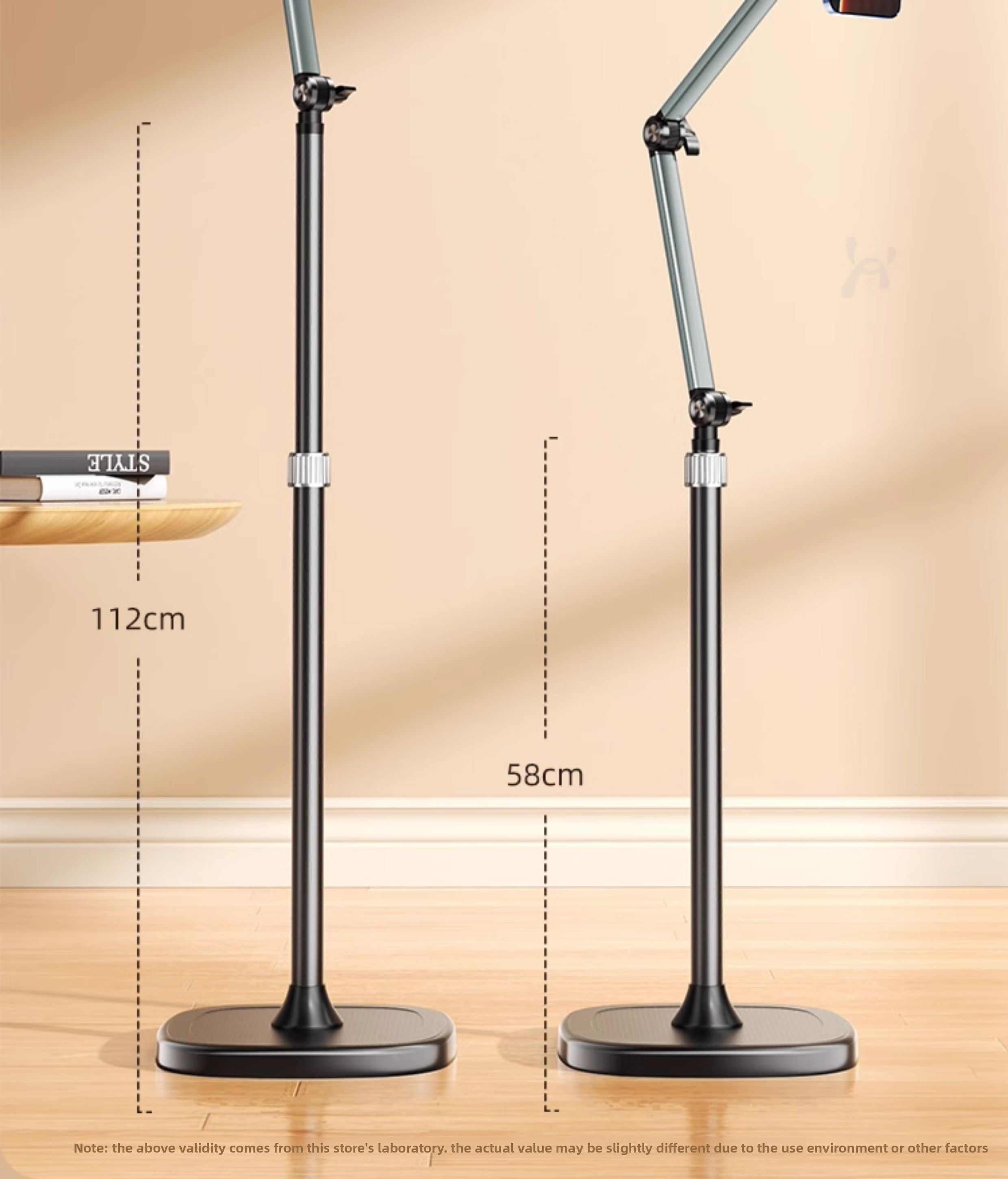 [Smart Shaft] Mobile Phone Special Bracket Lazy Mobile Phone Holder Floor-to-ceiling Shooting Professional Support Frame Aluminum Alloy Multi-functional Video Drama Chasing Yoga Fitness Mirror Shooting
