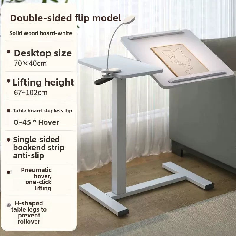 Bedside table removable lifting computer table living room sofa side desk home bedroom any table study table