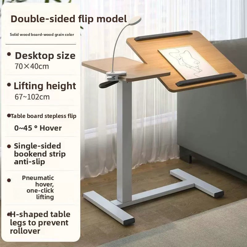 Bedside table removable lifting computer table living room sofa side desk home bedroom any table study table