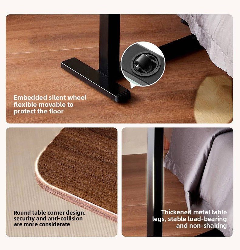 Bedside table removable lifting computer table living room sofa side desk home bedroom any table study table