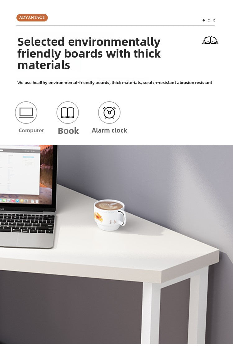 Computer desk corner desk desk triangle table corner desk simple household small apartment corner table design