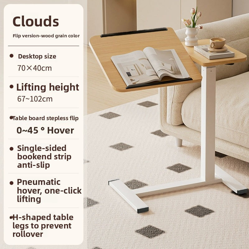 Bedside table removable lifting computer table living room sofa side desk home bedroom any table study table